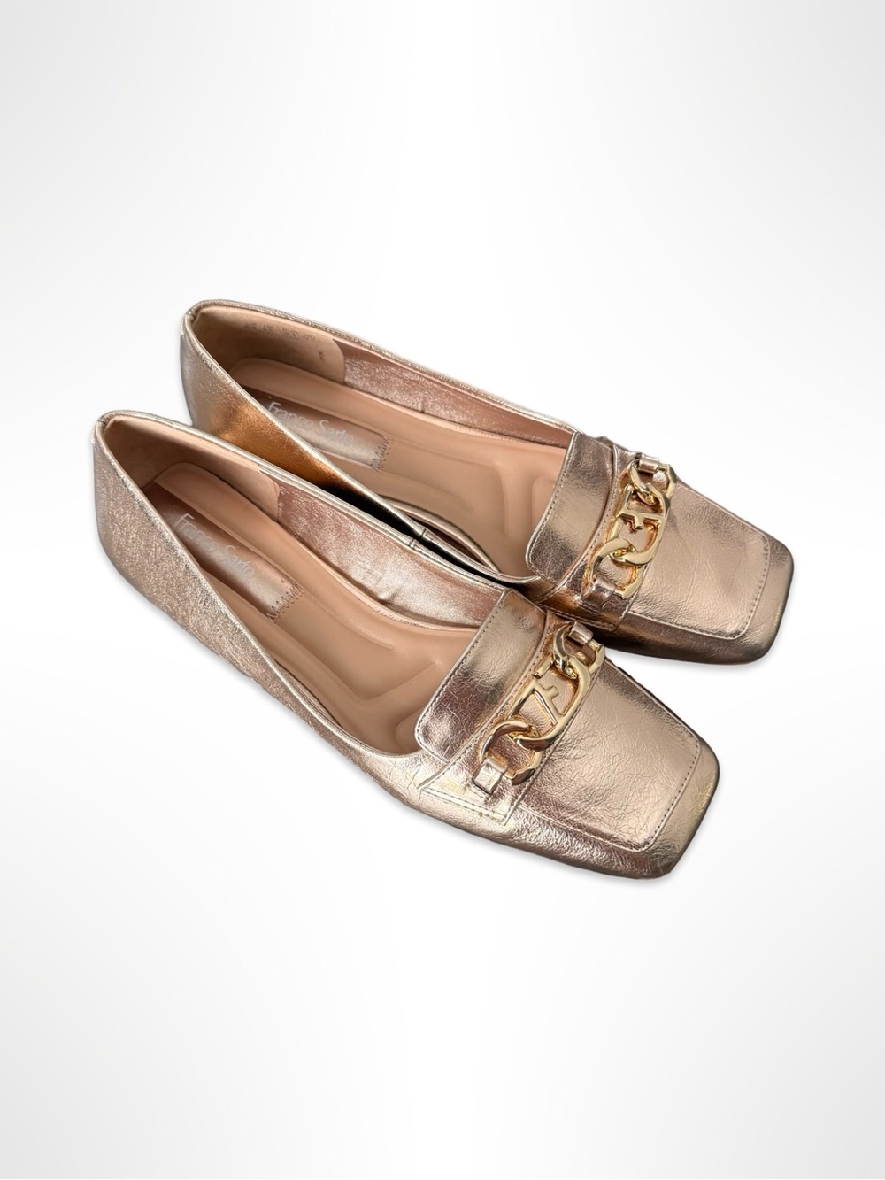 Franco Sarto Tiari Slip On Loafer Rose Gold Metallic Women’s 8M